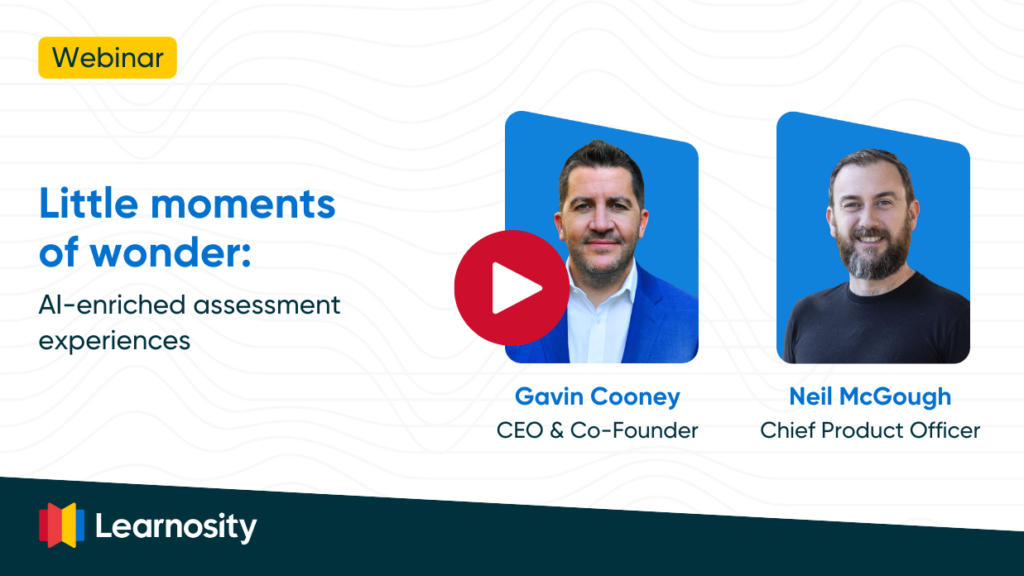 Learnosity AI in assessment webinar